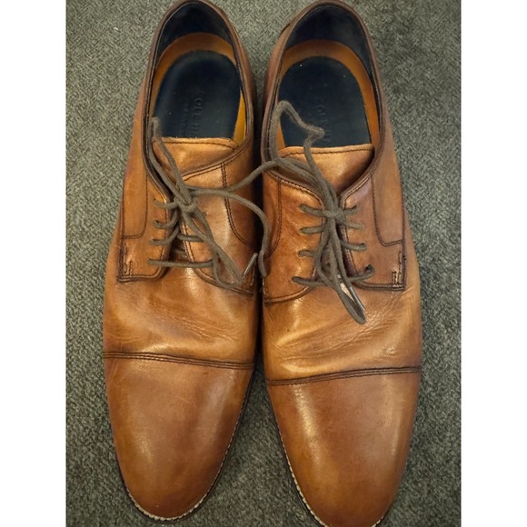 Cole Haan Other - Cole‎ Haan Grand OS Brown Leather Cap Toe Oxford Mens Size 11 M Dress Shoes